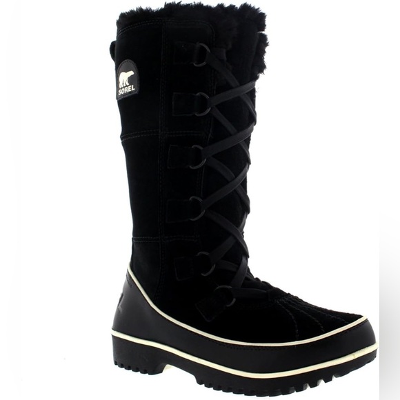 Sorel Tivoli High II Boots Black size 7 - Picture 2 of 10